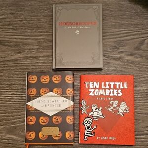 3 Books: Horrorscopes, Ten Little Zombies And Poems Bewitched And Haunted